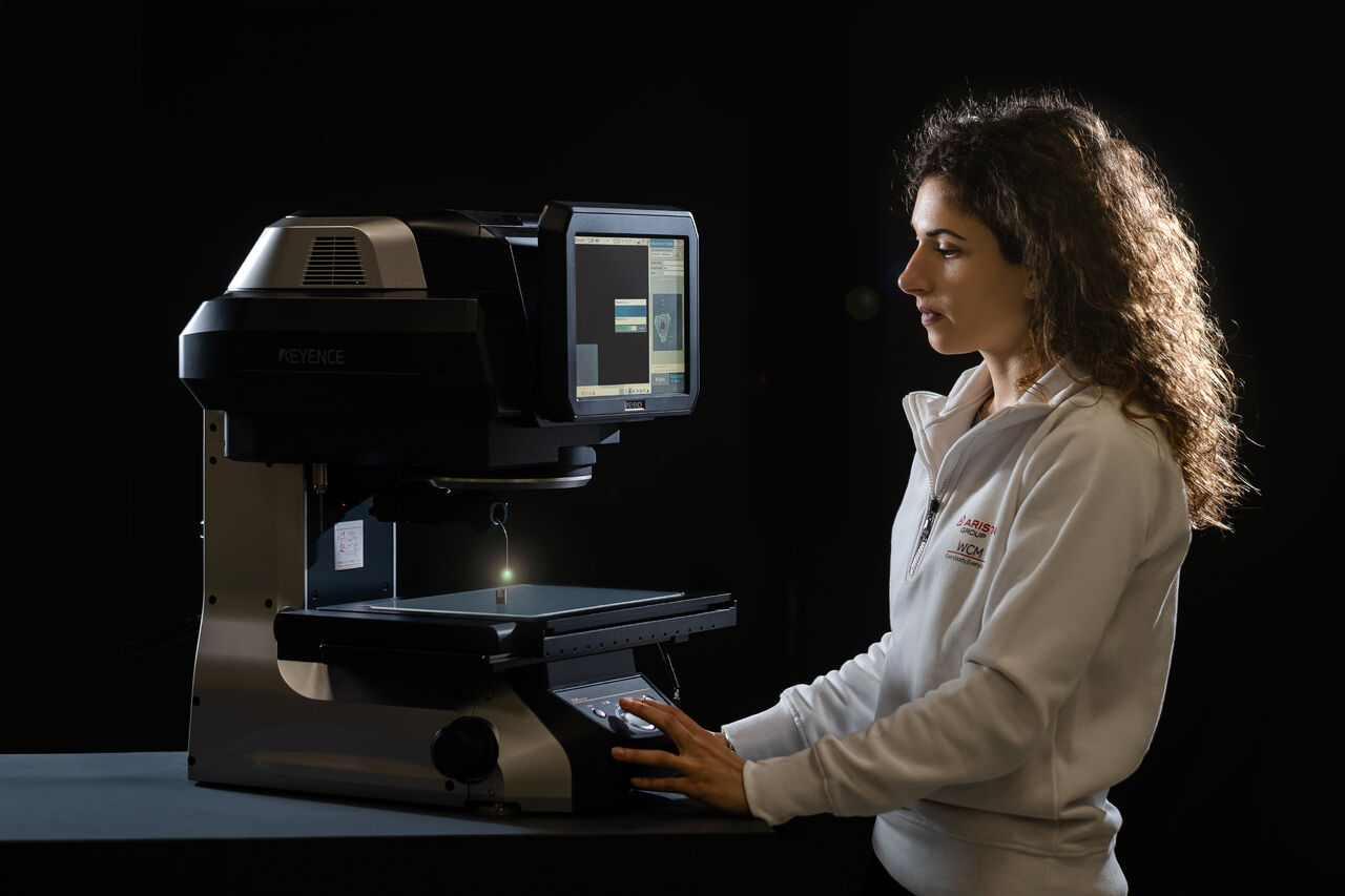 Employee in a laboratory